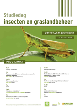 insecten en graslandbeheer