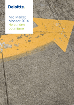 Mid Market Monitor 2014 Hervonden optimisme