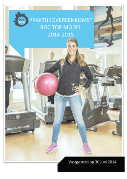 Praktijkovereenkomst Reglement 2014