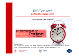 Shift Your Work - St. Elisabeth Ziekenhuis