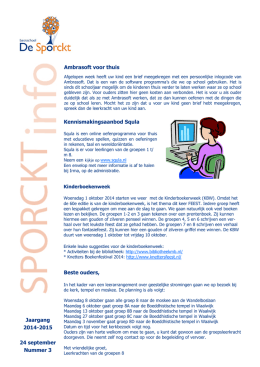 2014-2015 SporcktInfo_03 (24 september 2014)
