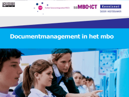 07 - Documentmanagement aan de slag - saMBO-ICT