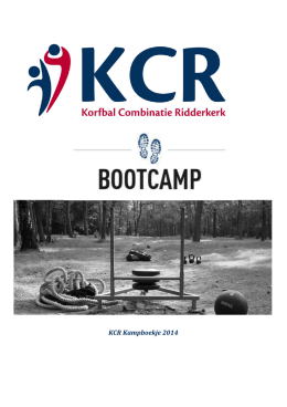 KCR Kampboekje 2014