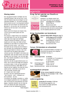 november - Remonstrantse Broederschap