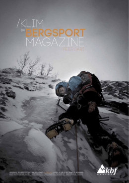 magazine - Klim- en Bergsportfederatie