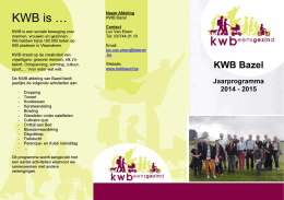 Kalender - KWB Bazel
