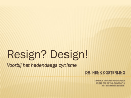 PDF versie van Powerpointpresentatie Dr. Henk