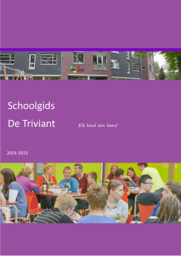 Schoolgids 2014 - 2015