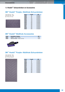 1.4 Hookit™ Schuurstroken en Accessoires 3M™ Hookit™ Purple+