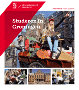 Studeren in Groningen - Rijksuniversiteit Groningen