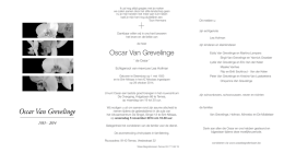 Oscar Van Grevelinge - Wase Begrafenissen