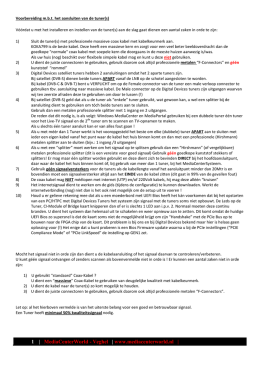 1 | MediaCenterWorld - Veghel | www.mediacenterworld.nl |