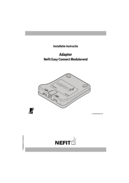 Adapter Nefit Easy Connect Modulerend