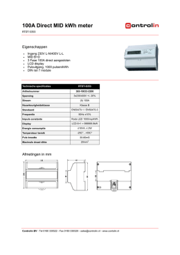100A Direct MID kWh meter