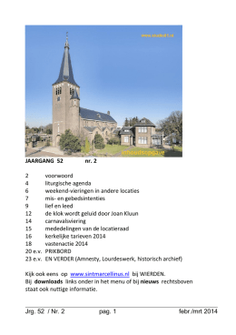 St. Jansklok 2014 nr. 2 - Sint Marcellinus parochie