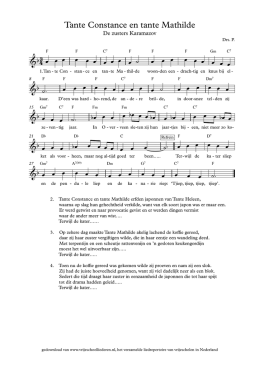 Print sheet music - Vrijeschoolliederen