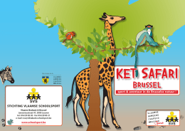 ket safari brussel - Stichting Vlaamse Schoolsport