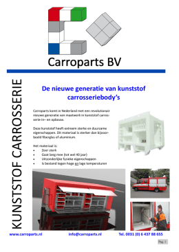 Download hier de Carroparts folder kunststof carrosserie