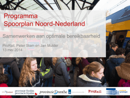 Spoorplan Noord Nederland 13-05-2014