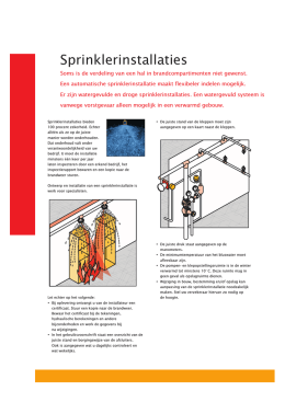 12 Sprinklerinstallaties