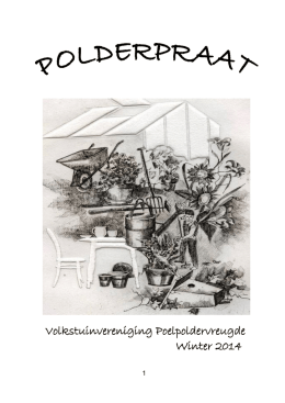 Polderpraat 2014-1 winter