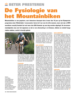 De Fysiologie van het Mountainbiken