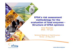 food enzymes - EFSA