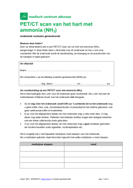 PET/CT scan van het hart met ammonia (NH3)