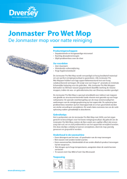 Suma® Mini Gelsysteem JonmasterTM Pro Wet Mop