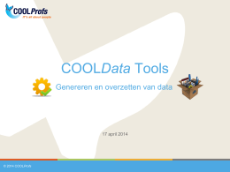 COOLData Tools - coolprofs.nl