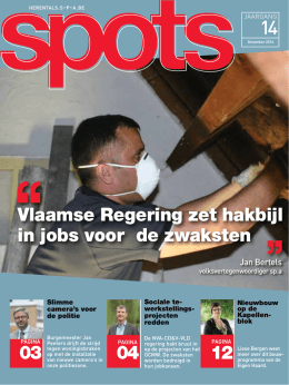 03 12 Vlaamse Regering zet hakbijl in jobs voor - Herentals