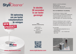 NEW PRODUCT! - StyliCleaner