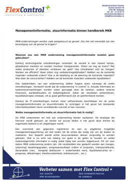 Whitepaper onderzoek Managementinformatie MKB - Flex