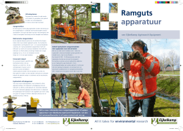 Ramguts apparatuur - Eijkelkamp Agrisearch Equipment