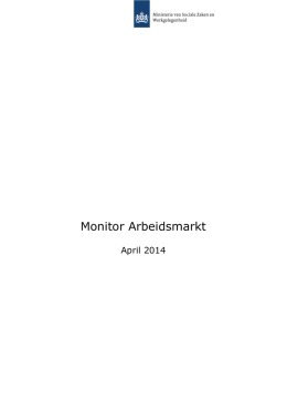 "Monitor arbeidsmarkt 2014" PDF document