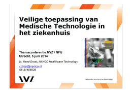 Themaconferentie NVZ / NFU Utrecht, 5 juni 2014