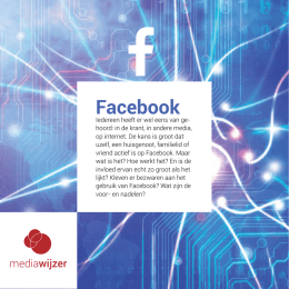 Facebook - Mediawijzer