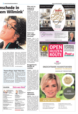 Huis aan Huis Enschede - 26 november 2014 pagina 3