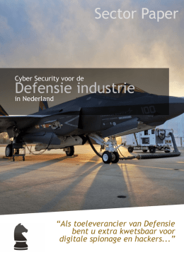 Defensie industrie Sector Paper