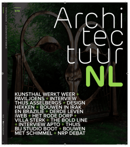 Download het interview - Architectuurcentrale Thijs Asselbergs