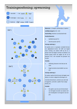 Trainingsvoorbeeld 8 - Vlaamse Zaalvoetbalbond