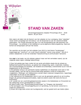 STAND VAN ZAKEN - Gemeente Breda