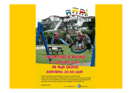 nformatie avond 29-01-2014 - Stichting "de Speeltrein"