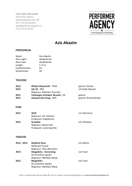 Aziz Akazim - Performeragency