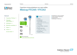 Minicap FTC260/262 (PDF 2,54 MB) - E-direct