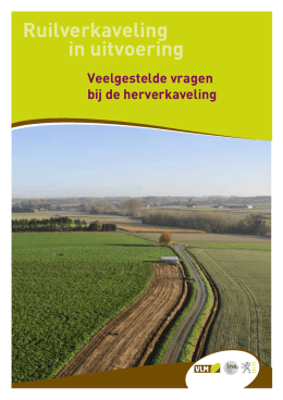 Folder veelgestelde vragen - Vlaamse Landmaatschappij