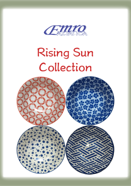 Rising Sun Catalogus - Emro Aziatica B.V.