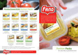 Portion Packs - Daily Fresh Food