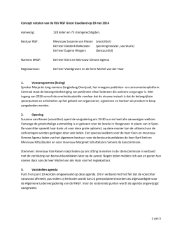1 van 5 Concept notulen van de RLV RGF Groot IJsselland op 20