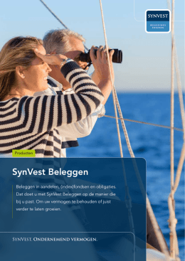 brochure SynVest Beleggen - SynVest Beleggingsfondsen